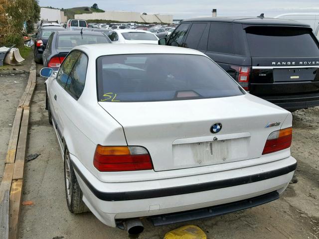 WBSBF9321SEH04962 - 1995 BMW M3 WHITE photo 3