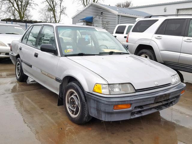 1HGED3647KA004387 - 1989 HONDA CIVIC DX GRAY photo 1