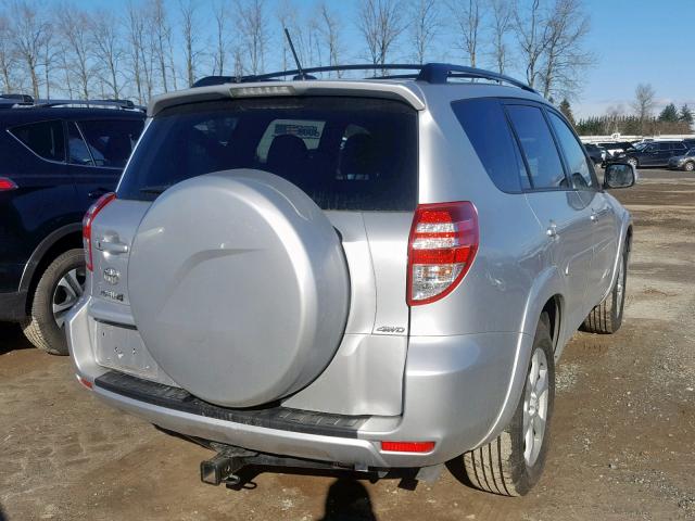 2T3DK4DV0BW062294 - 2011 TOYOTA RAV4 LIMIT SILVER photo 4