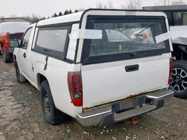 1GCCS149478146872 - 2007 CHEVROLET COLORADO WHITE photo 3