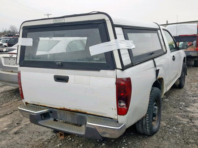 1GCCS149478146872 - 2007 CHEVROLET COLORADO WHITE photo 4