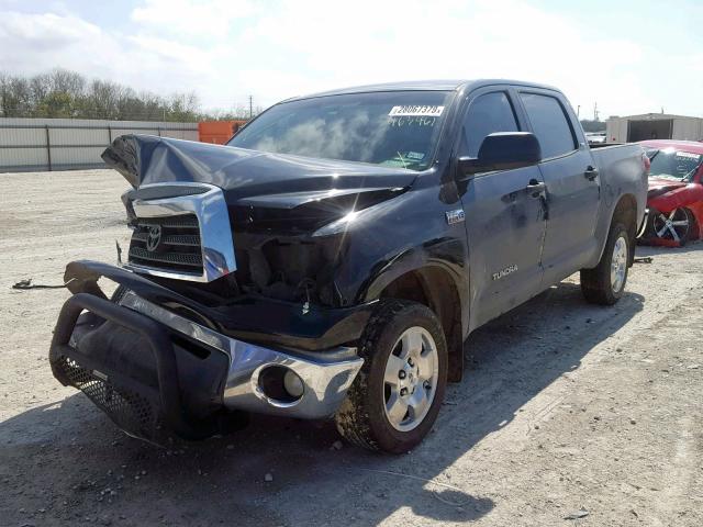 5TBEV54147S463461 - 2007 TOYOTA TUNDRA CRE BLACK photo 2