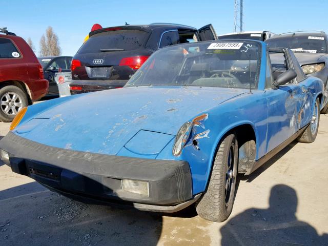 4762902271 - 1976 PORSCHE 914 BLUE photo 2