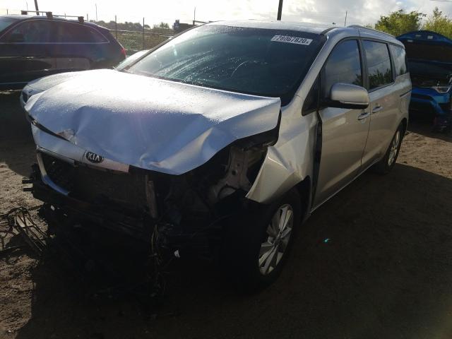 KNDMB5C14G6214610 - 2016 KIA SEDONA LX  photo 2