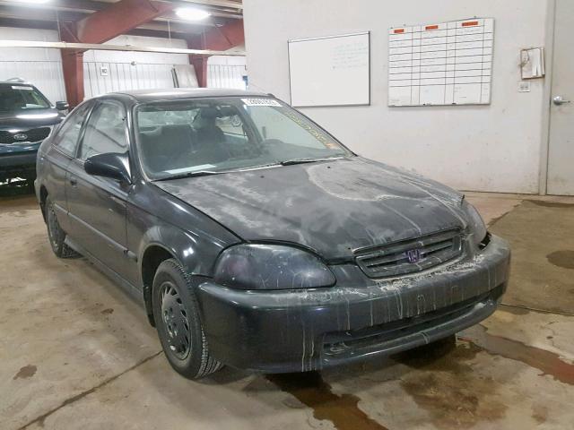 1HGEJ6124TL016826 - 1996 HONDA CIVIC DX BLACK photo 1