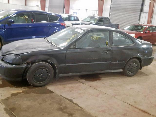 1HGEJ6124TL016826 - 1996 HONDA CIVIC DX BLACK photo 9