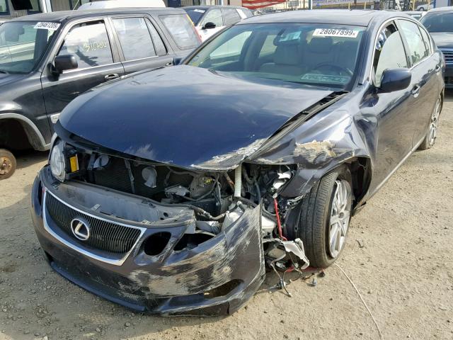 JTHBH96S865029898 - 2006 LEXUS GS 300 BLUE photo 2