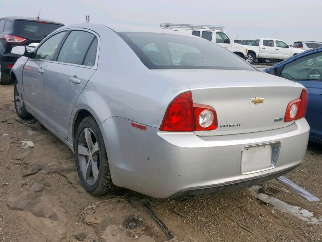 1G1ZC5EU6BF147696 - 2011 CHEVROLET MALIBU 1LT ვერცხლისფერი ფოტო 3