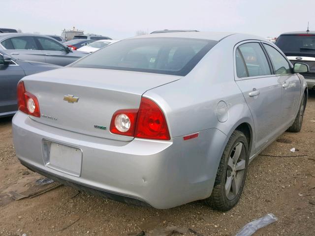 1G1ZC5EU6BF147696 - 2011 CHEVROLET MALIBU 1LT ვერცხლისფერი ფოტო 4