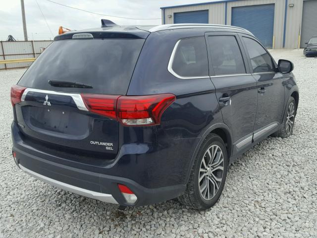 JA4AD3A31HZ029432 - 2017 MITSUBISHI OUTLANDER BLUE photo 4