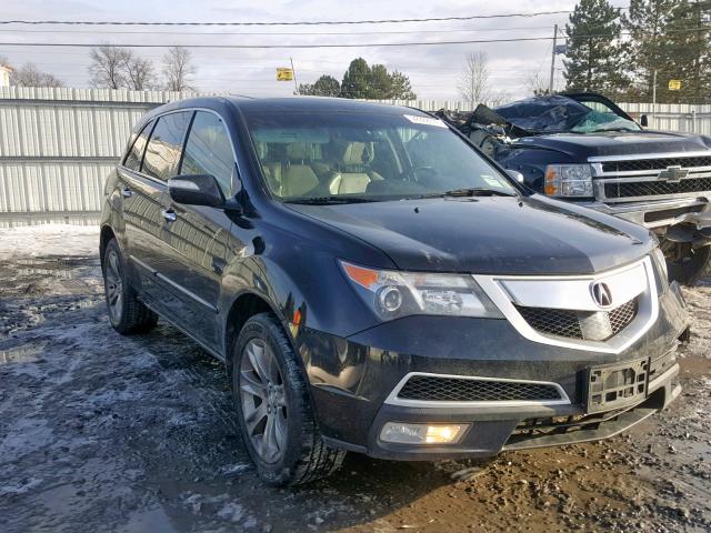 2HNYD2H57AH509187 - 2010 ACURA MDX ADVANC BLACK photo 1