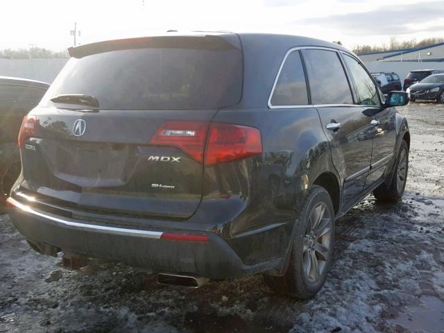 2HNYD2H57AH509187 - 2010 ACURA MDX ADVANC BLACK photo 4