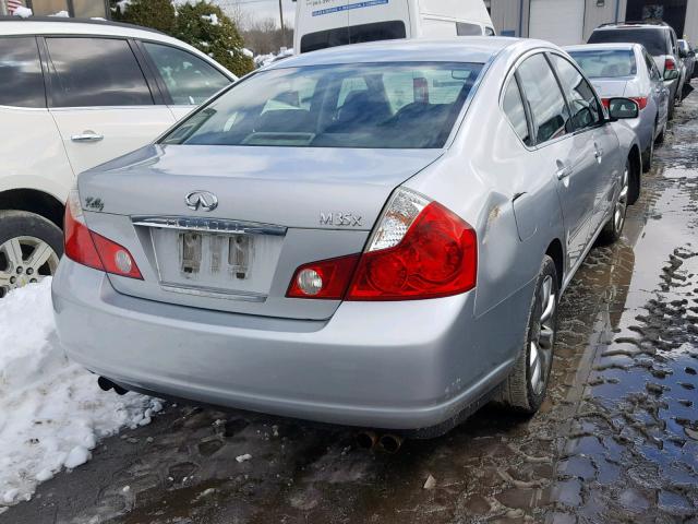 JNKAY01F27M450928 - 2007 INFINITI M35 BASE SILVER photo 4