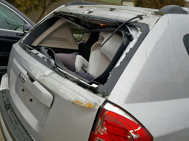 1C4NJCBA6CD579597 - 2012 JEEP COMPASS SP ვერცხლისფერი ფოტო 9