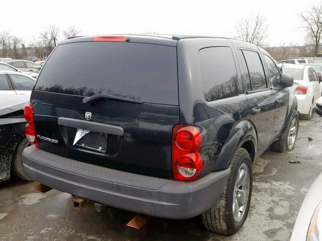 1D4HB38N74F121113 - 2004 DODGE DURANGO ST BLACK photo 4