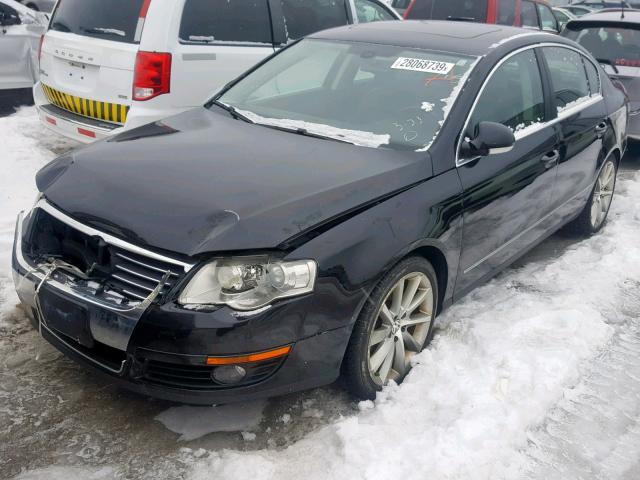 WVWCU73C98E015160 - 2008 VOLKSWAGEN PASSAT VR6 BLACK photo 2