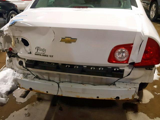 1G1ZC5E15BF334370 - 2011 CHEVROLET MALIBU 1LT თეთრი ფოტო 9