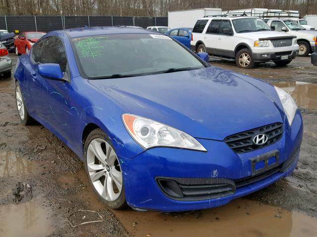 KMHHT6KD4CU078884 - 2012 HYUNDAI GENESIS CO BLUE photo 1