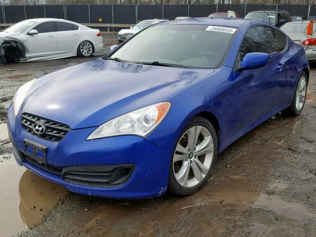 KMHHT6KD4CU078884 - 2012 HYUNDAI GENESIS CO BLUE photo 2