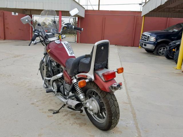 JH2RC1917EM001623 - 1984 HONDA VT700 C MAROON photo 3