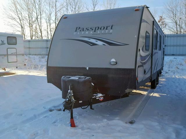 4YDT2922XHT412251 - 2017 KEYSTONE PASSPORT GRAY photo 2