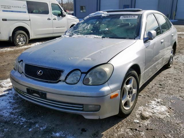 JT8BD68S3X0058666 - 1999 LEXUS GS 300 GRAY photo 2