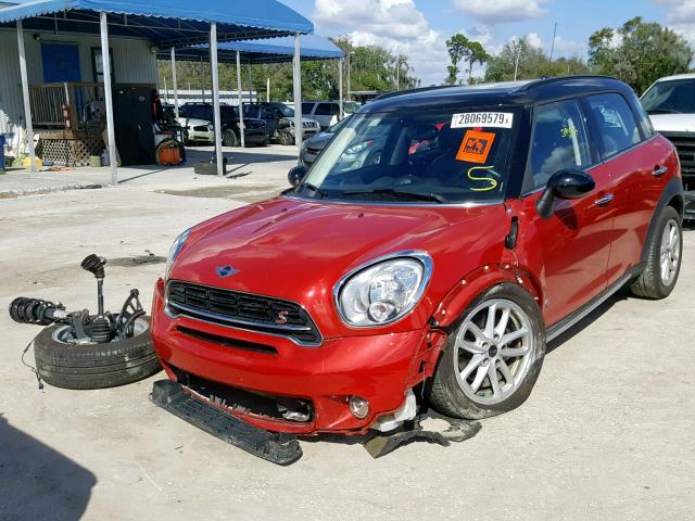 WMWZC5C54FWP42262 - 2015 MINI COOPER S C BURGUNDY photo 2