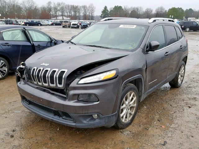 1C4PJLCBXFW589896 - 2015 JEEP CHEROKEE L SILVER photo 2