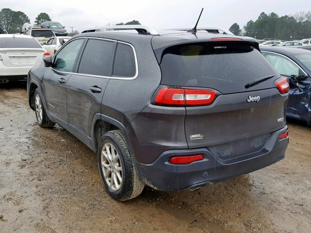 1C4PJLCBXFW589896 - 2015 JEEP CHEROKEE L SILVER photo 3