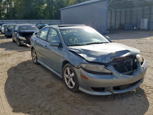 1YVHP80D355M59320 - 2005 MAZDA 6 S GREEN photo 1