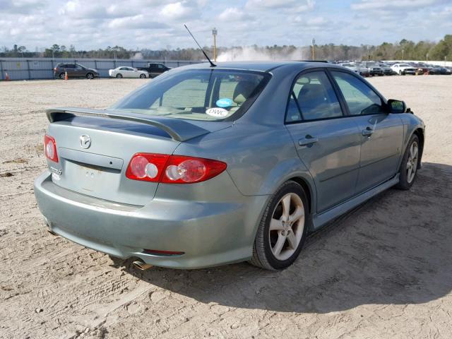 1YVHP80D355M59320 - 2005 MAZDA 6 S GREEN photo 4