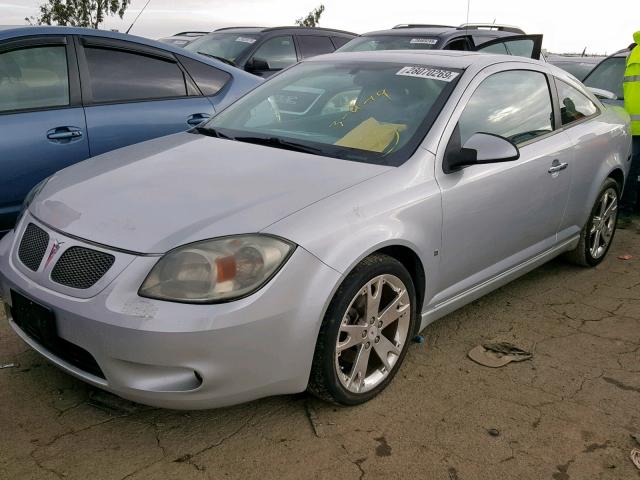 1G2AN15B377167531 - 2007 PONTIAC G5 GT SILVER photo 2