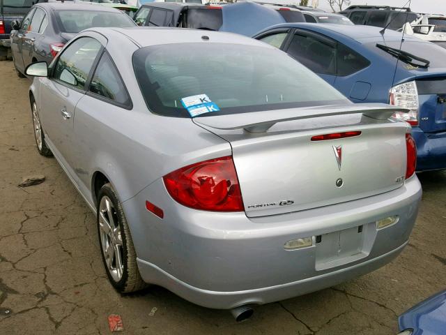 1G2AN15B377167531 - 2007 PONTIAC G5 GT SILVER photo 3