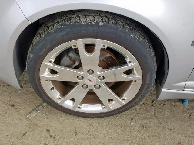 1G2AN15B377167531 - 2007 PONTIAC G5 GT SILVER photo 9