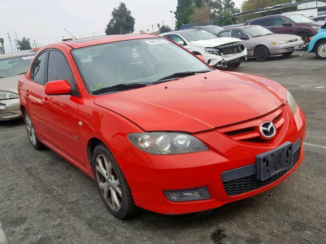 JM1BK324X81791891 - 2008 MAZDA 3 S RED photo 1