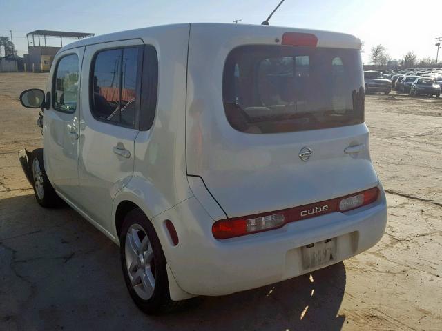 JN8AZ2KR8AT154042 - 2010 NISSAN CUBE BASE WHITE photo 3