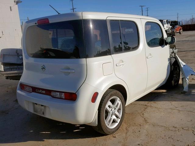 JN8AZ2KR8AT154042 - 2010 NISSAN CUBE BASE WHITE photo 4