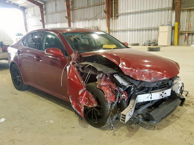 JTHBE5C20C5030268 - 2012 LEXUS IS 350 MAROON photo 1