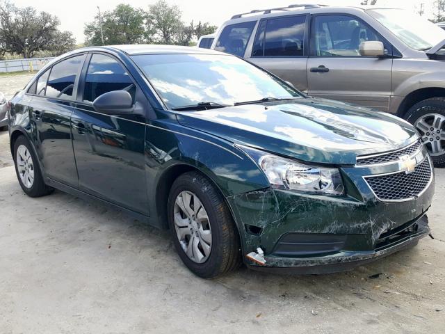 1G1PA5SH7E7319303 - 2014 CHEVROLET CRUZE LS GREEN photo 1