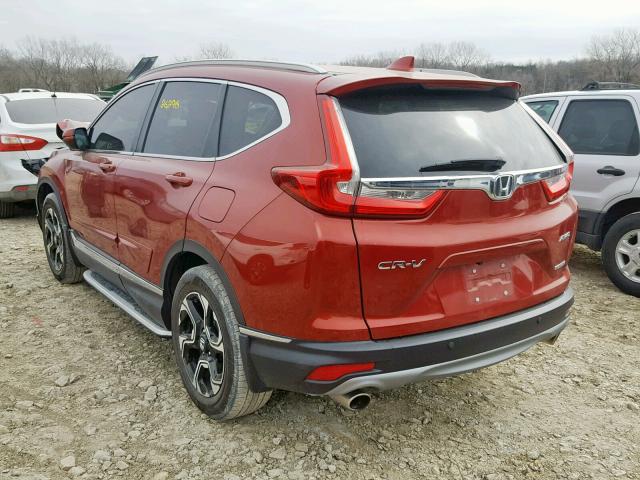 5J6RW2H94JL006057 - 2018 HONDA CR-V TOURI RED photo 3