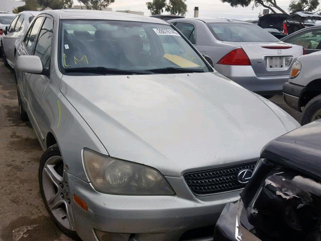 JTHBD192140084955 - 2004 LEXUS IS 300 SILVER photo 1