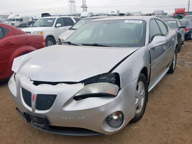 2G2WP552981170374 - 2008 PONTIAC GRAND PRIX SILVER photo 2