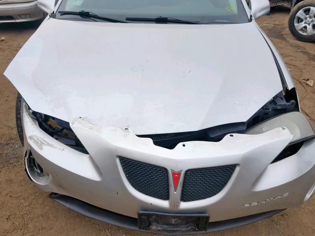 2G2WP552981170374 - 2008 PONTIAC GRAND PRIX SILVER photo 7