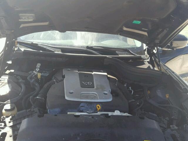 JNKAJ09E38M304278 - 2008 INFINITI EX35 BASE BLACK photo 7