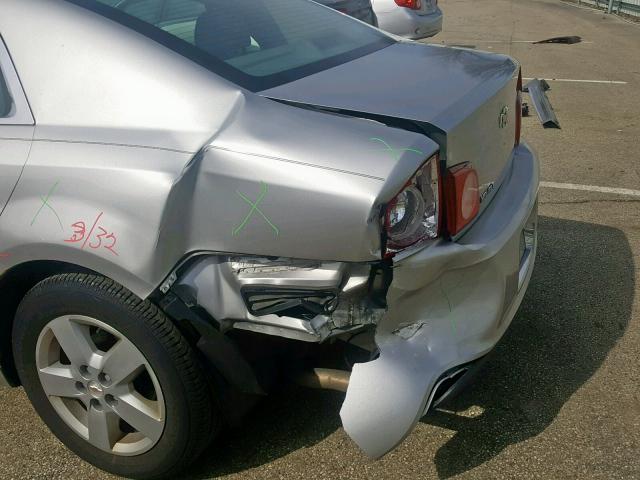 1G1ZG57B28F157876 - 2008 CHEVROLET MALIBU LS SILVER photo 9