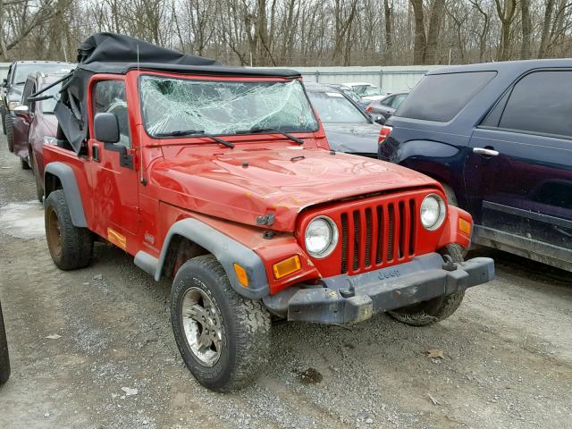 1J4FA44S56P726490 - 2006 JEEP WRANGLER / RED photo 1