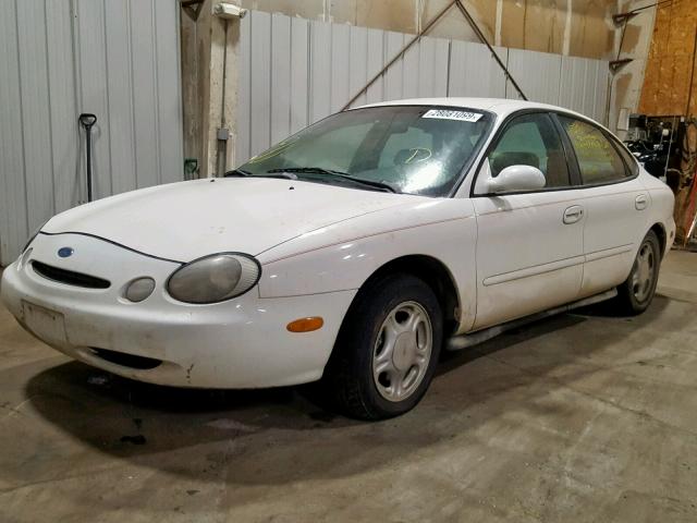 1FALP52U3VA255240 - 1997 FORD TAURUS GL WHITE photo 2