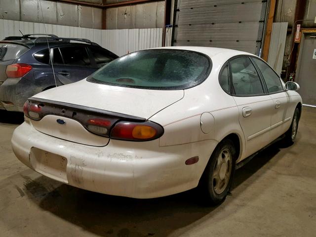 1FALP52U3VA255240 - 1997 FORD TAURUS GL WHITE photo 4