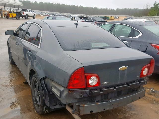1G1ZG57B59F255558 - 2009 CHEVROLET MALIBU LS GRAY photo 3