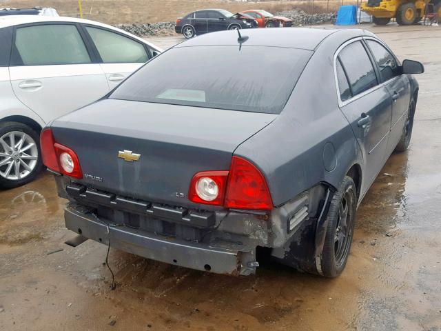 1G1ZG57B59F255558 - 2009 CHEVROLET MALIBU LS GRAY photo 4
